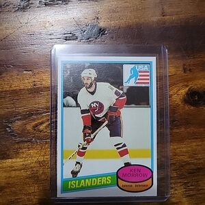 1980-81 OPC Hockey Ken Morrow Rookie Card NM+ Or Better Centered Team USA